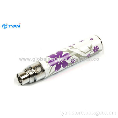 eGo-Q Batteries with Beautiful Label Pattern TYANe Cigarette Battery, 510 Thread, 600-1,200-puff